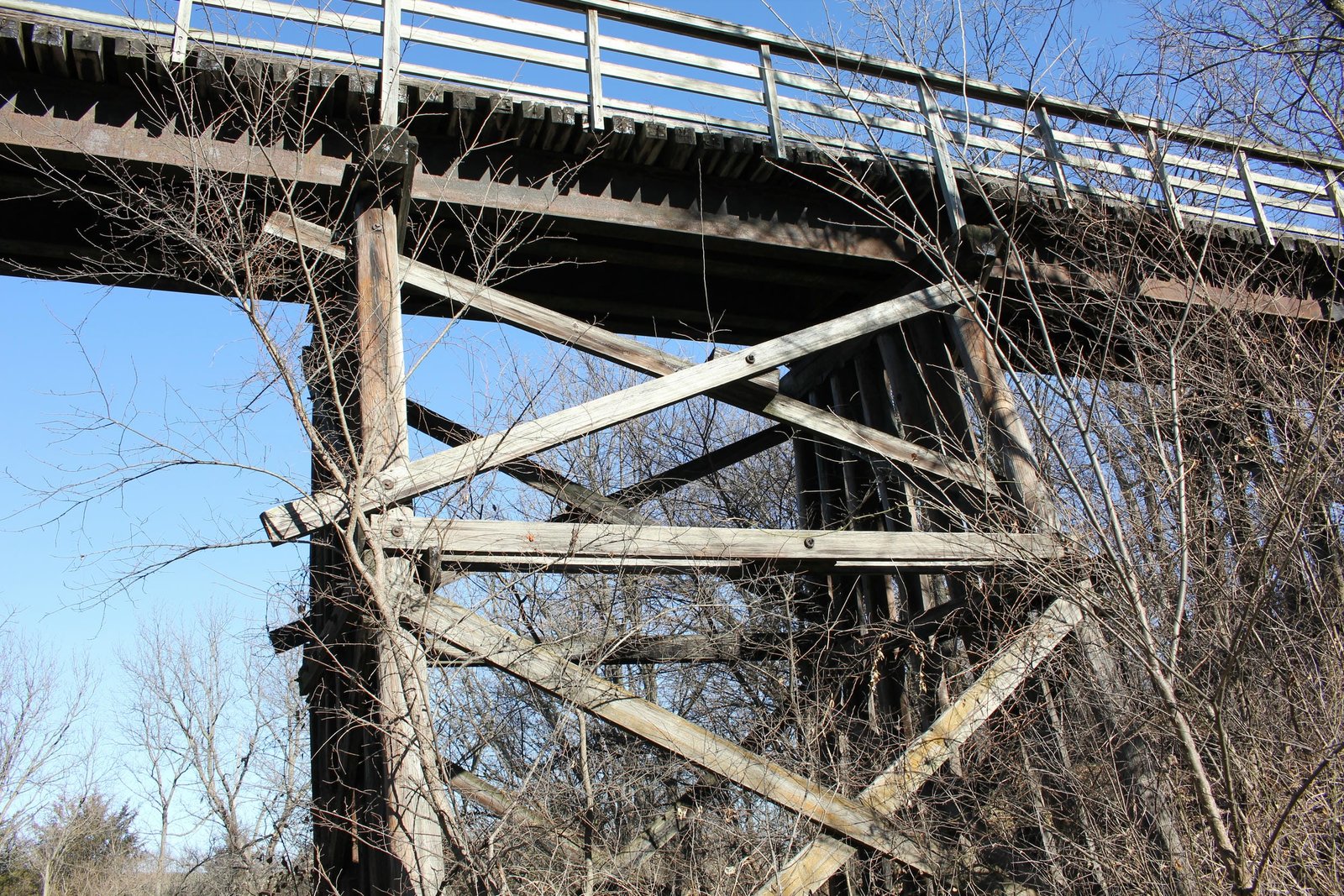 South approach bent (piers #2 and #3) and span #3